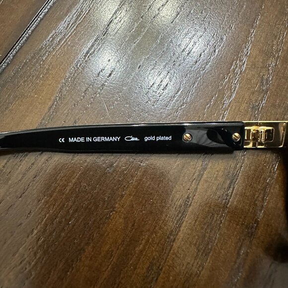 NEW Cazal Legends 664/3 001 Shiny Black Gold Grey Gradient Sunglasses - Picture 5 of 9